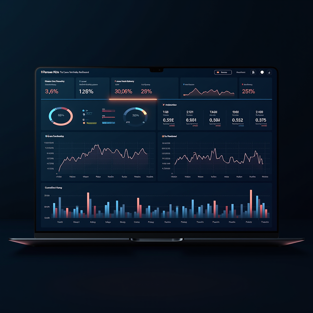 Umfassendes Risikomanagement-Dashboard mit Echtzeit-VaR-Berechnungen, Exposure-Analysen, Hedging-Positionen und Stresstest-Ergebnissen für verschiedene Währungsportfolios